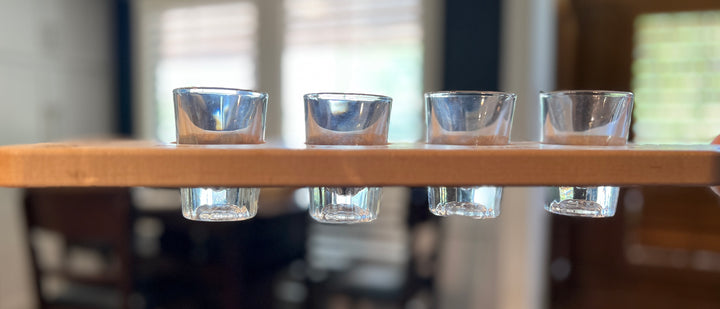 Cheers! Shot Glass Flight Board