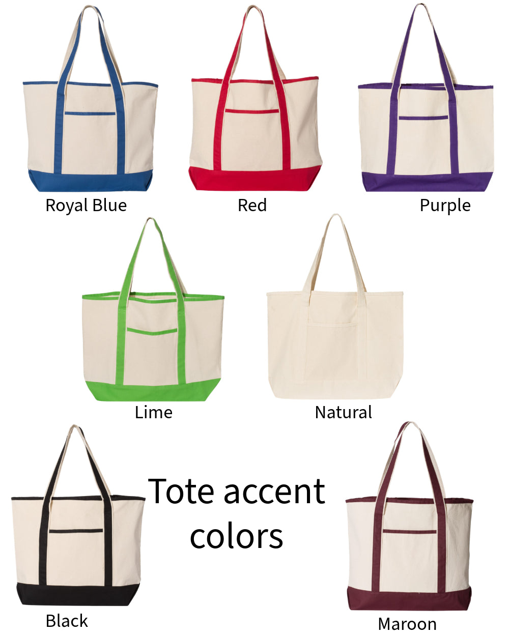 Texas Tech Personalized Custom Embroidered 34.6L XL Canvas Tote Bag