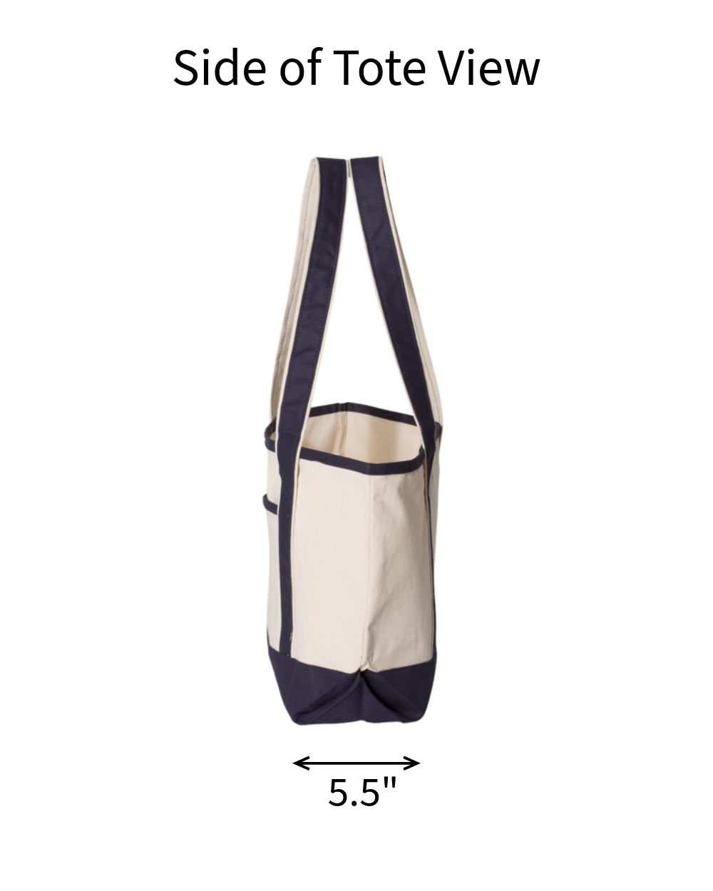 University of Texas Personalized Custom Embroidered 20L Canvas Tote Bag