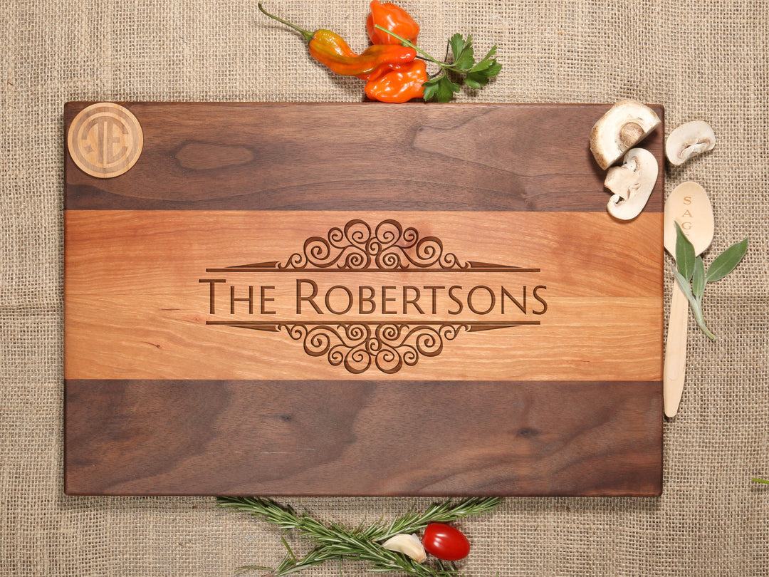 Last Name with Large Flourishes - D10