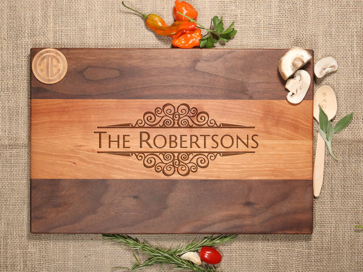 Last Name with Large Flourishes - D10