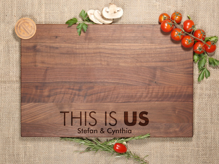 This is Us Couple Cutting Board - D41