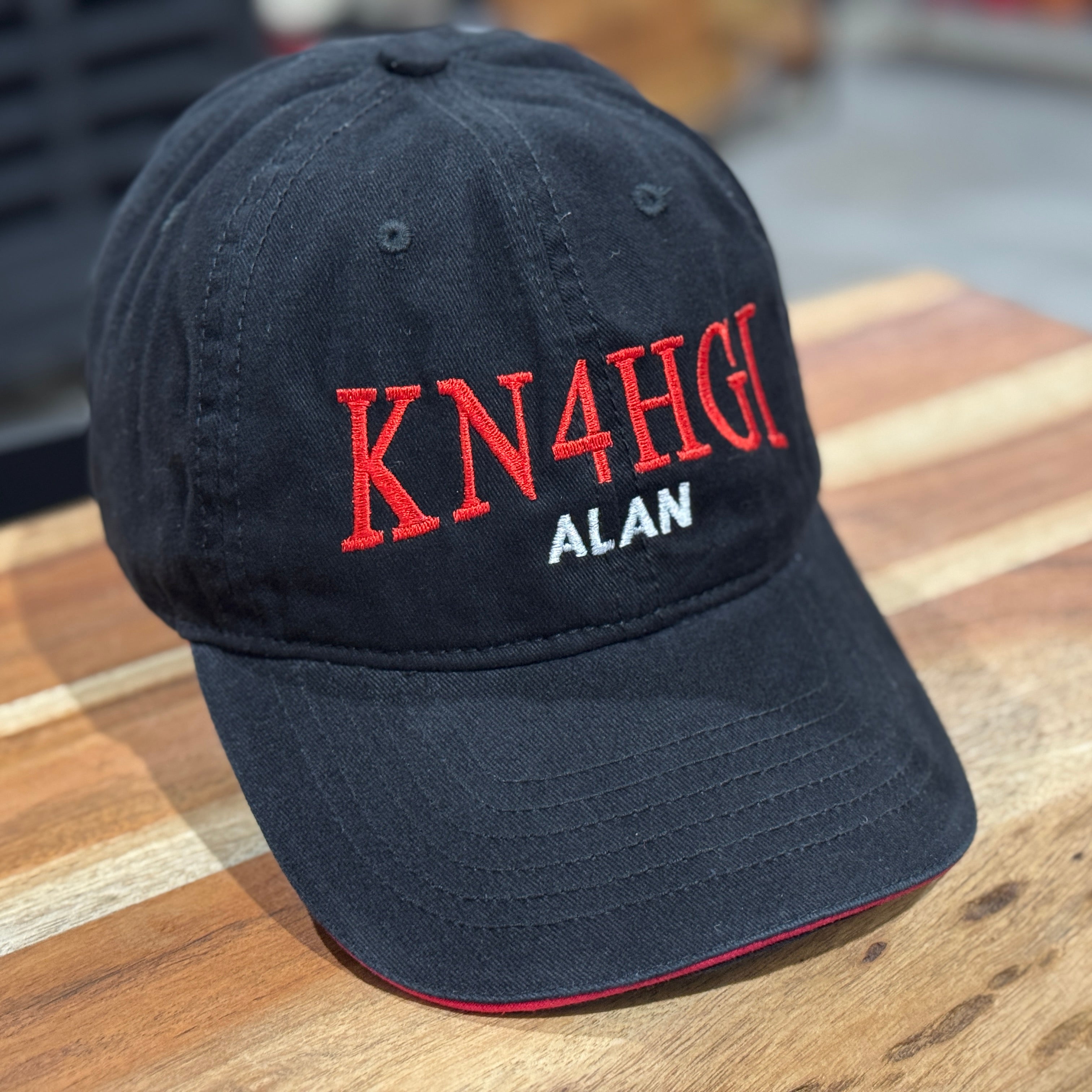 Arched Bottom Callsign Cap – Texas Engraved