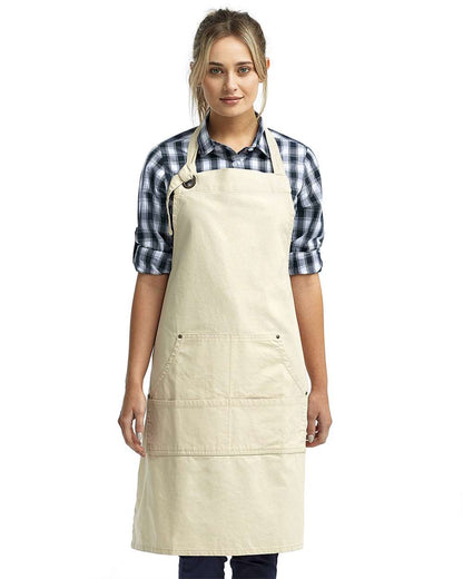 Embroidered Unisex Apron With Name and Chef Hat
