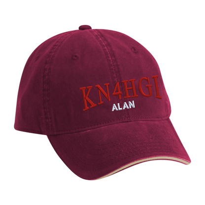 Front Maroon - Khaki