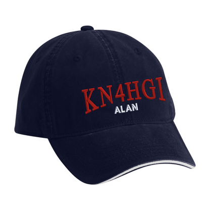 Front Navy - White