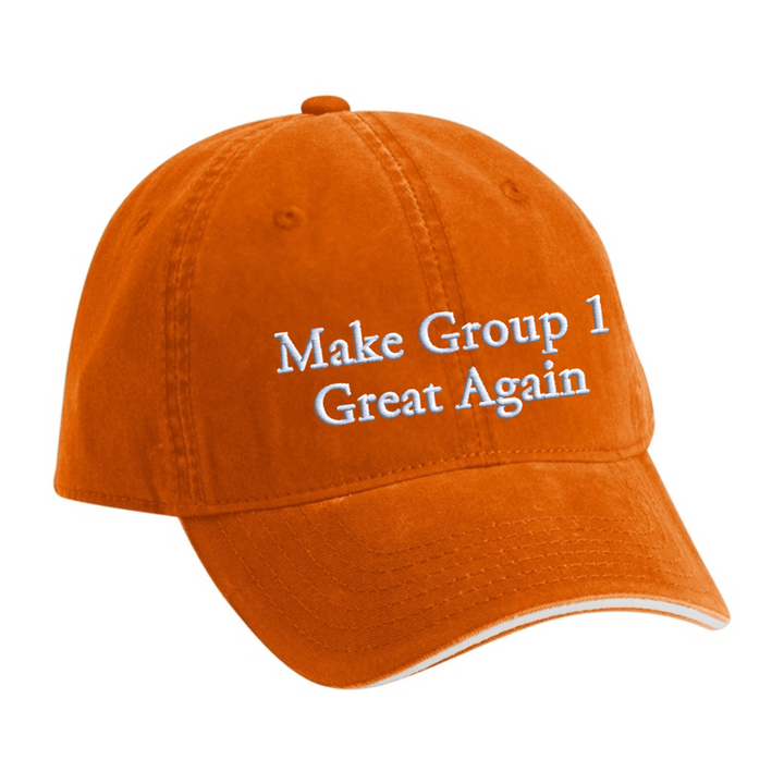 Front Orange - White