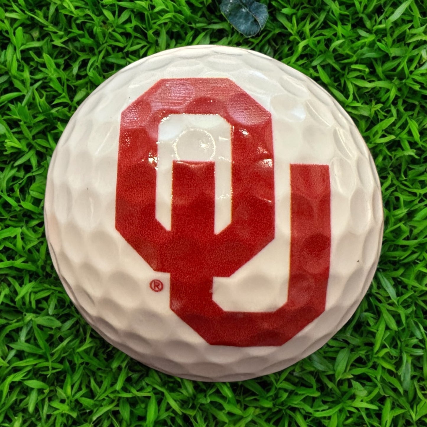 Custom UV Printed University of Oklahoma Golf Balls