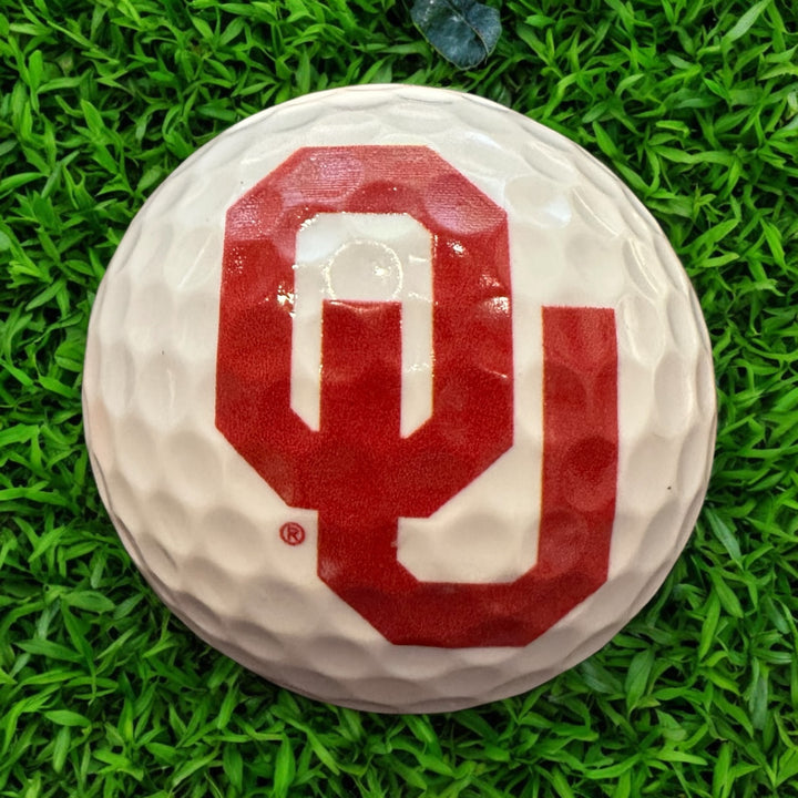 Custom UV Printed University of Oklahoma Golf Balls