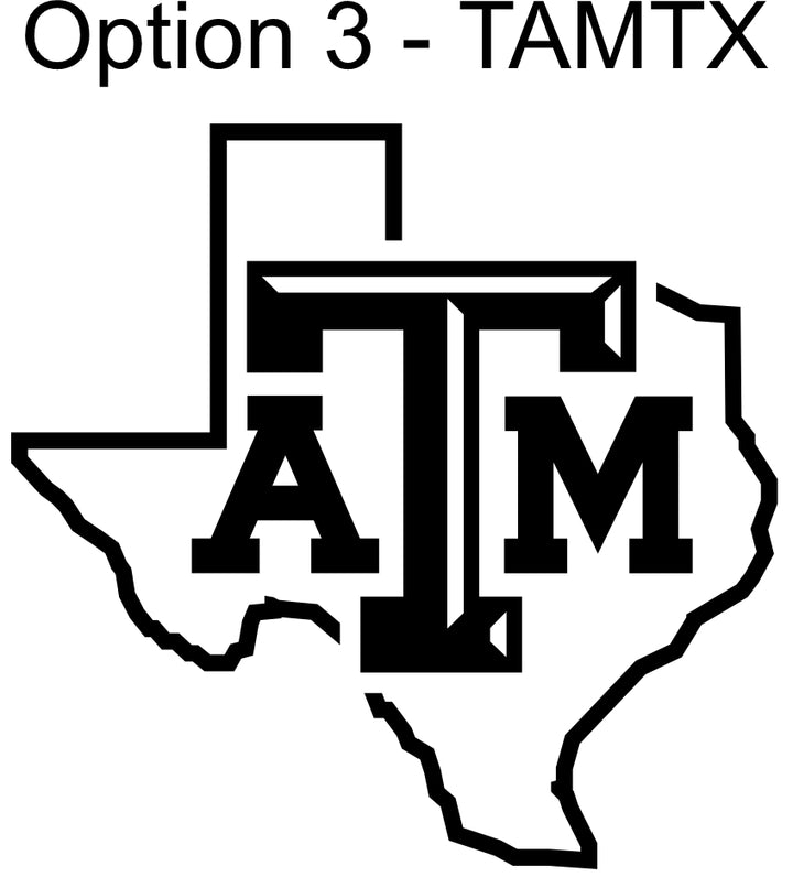 Engraved Texas A&M Aggie Ring Tray