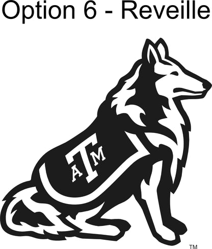 Engraved Texas A&M Aggie Ring Tray