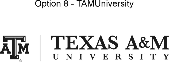 Engraved Texas A&M Aggie Ring Tray