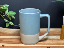 Load image into Gallery viewer, Shale/Lt Grey with tan specks coffee tea mug

