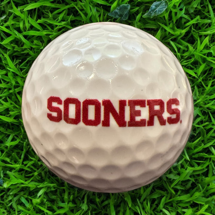 Custom UV Printed University of Oklahoma Golf Balls
