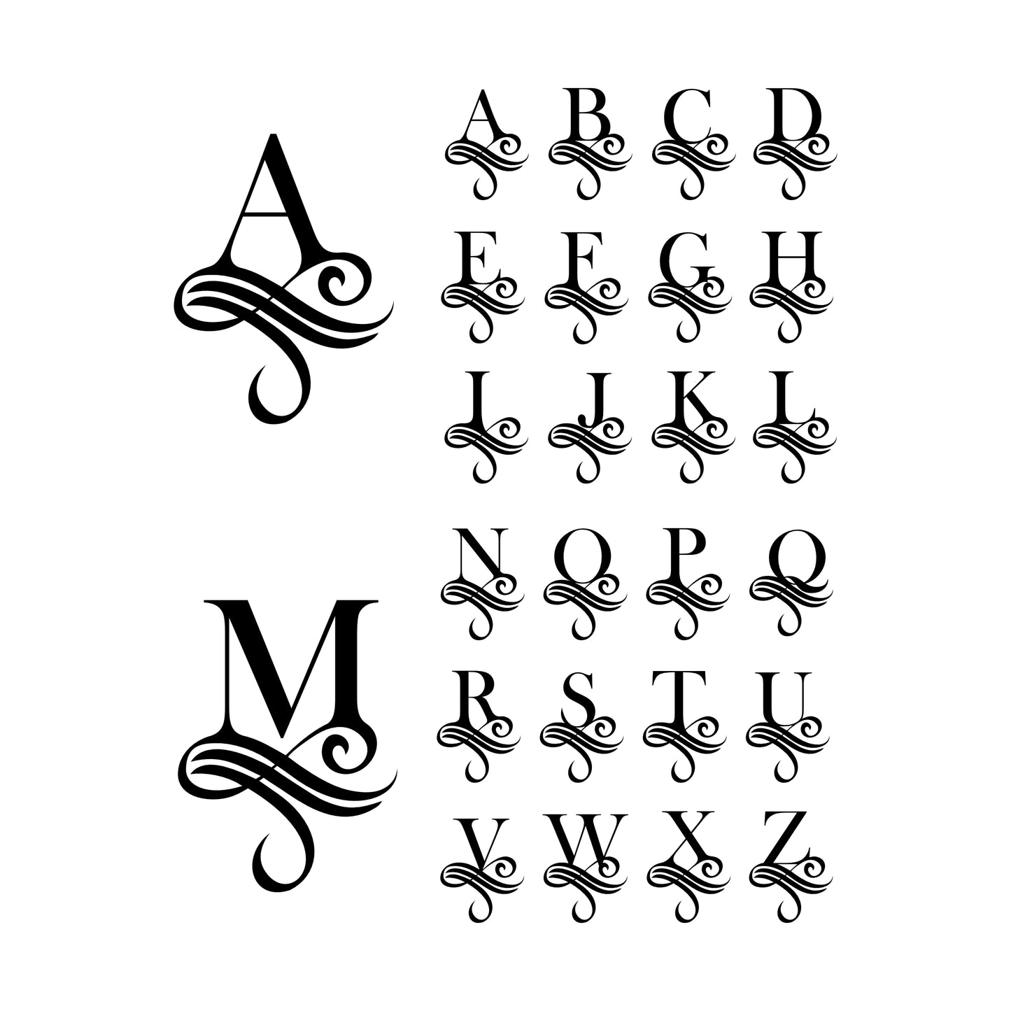 Personalized Decanter with Sand-Carved Initial