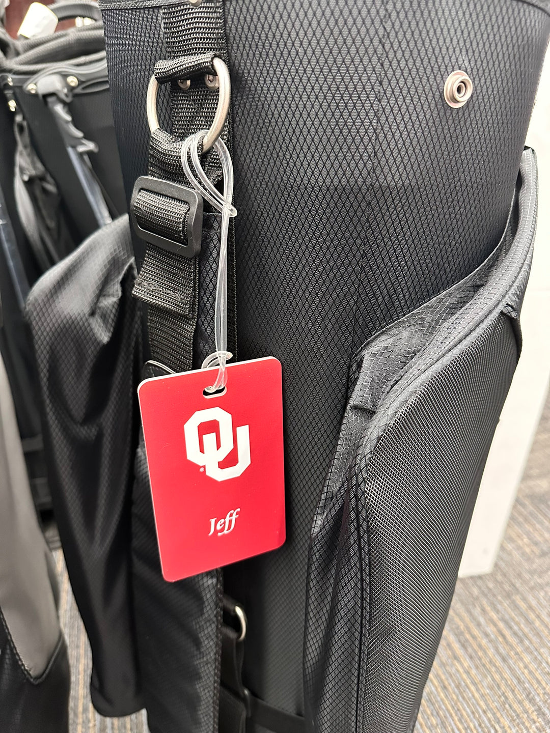 University of Oklahoma Personalized Golf Bag Tag