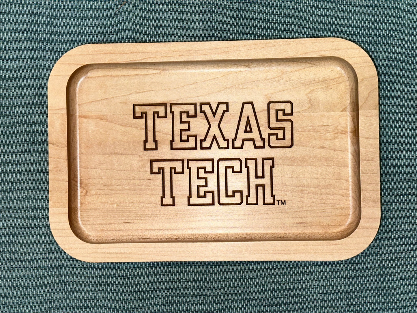 Engraved Texas Tech University Ring Valet Tray