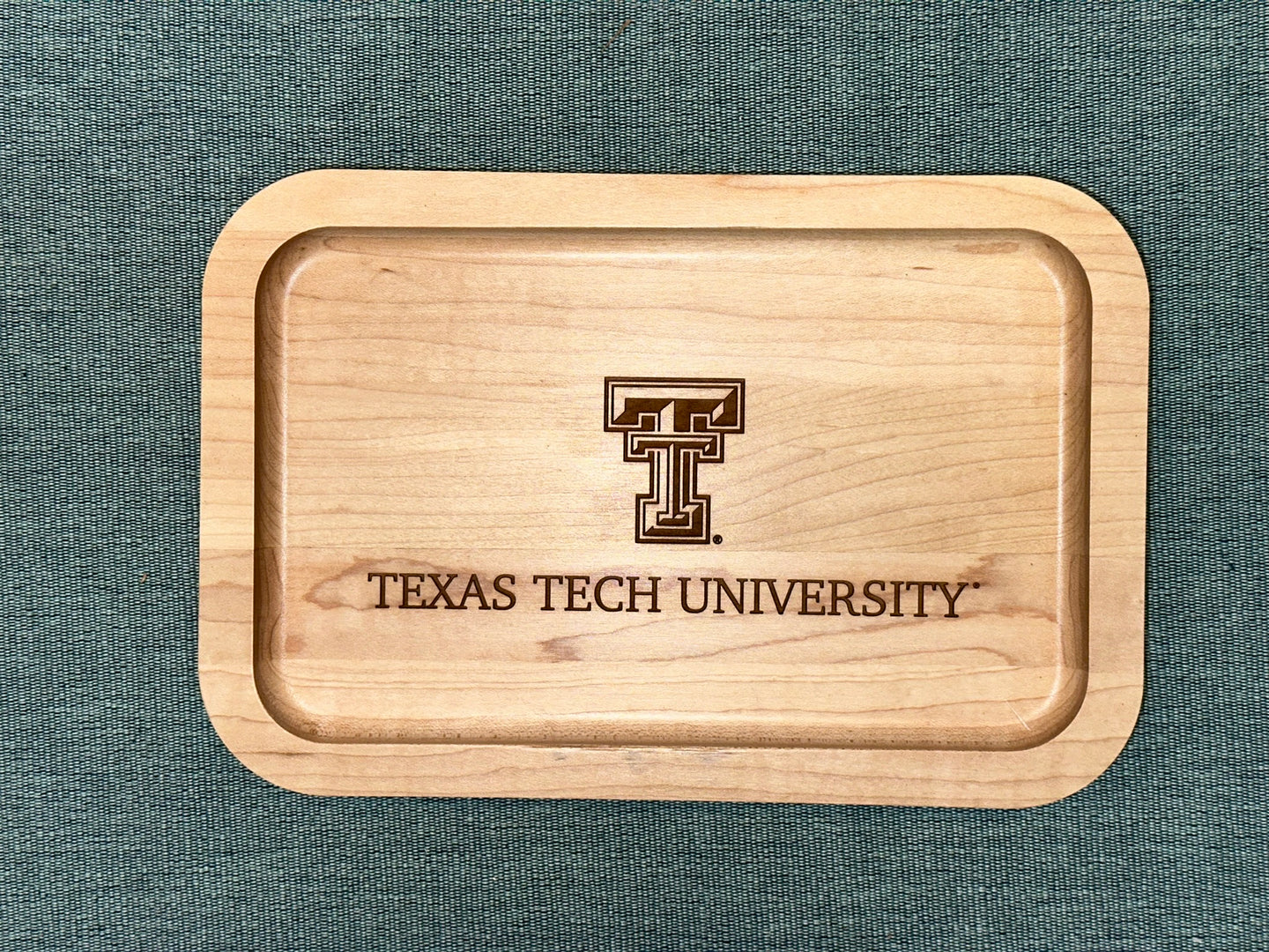 Engraved Texas Tech University Ring Valet Tray