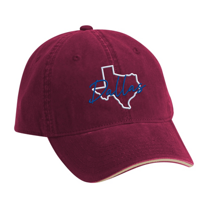 Front Maroon - Khaki