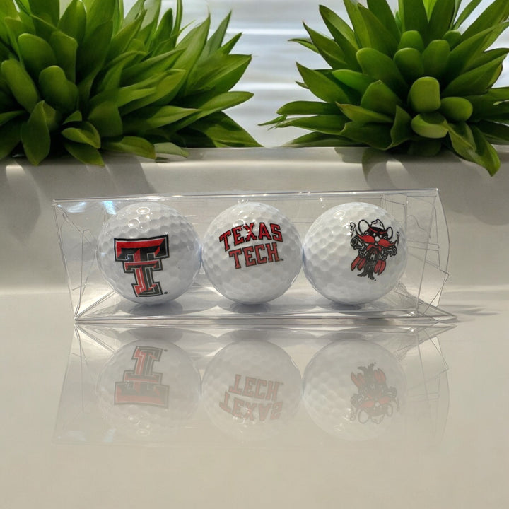 Custom UV Printed Texas Tech Golf Balls
