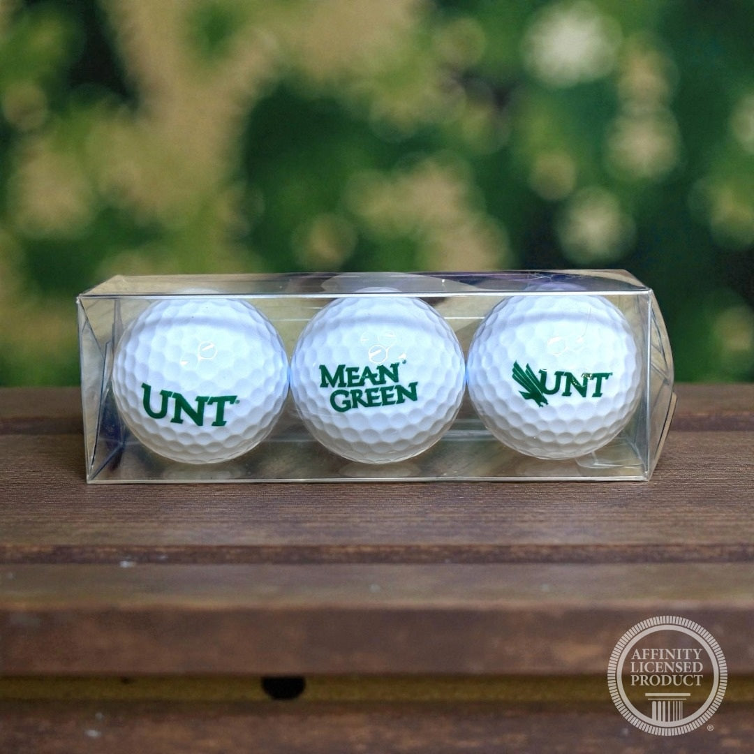 Custom UV Printed University of North Texas Golf Balls