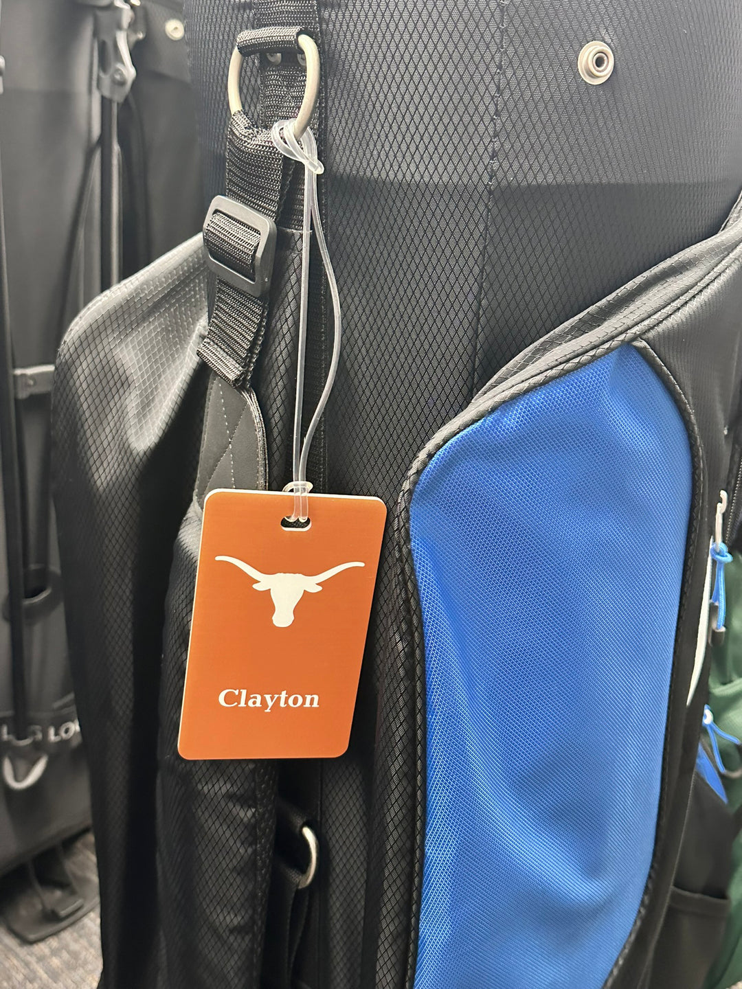 University of Texas Personalized Golf Bag Tag