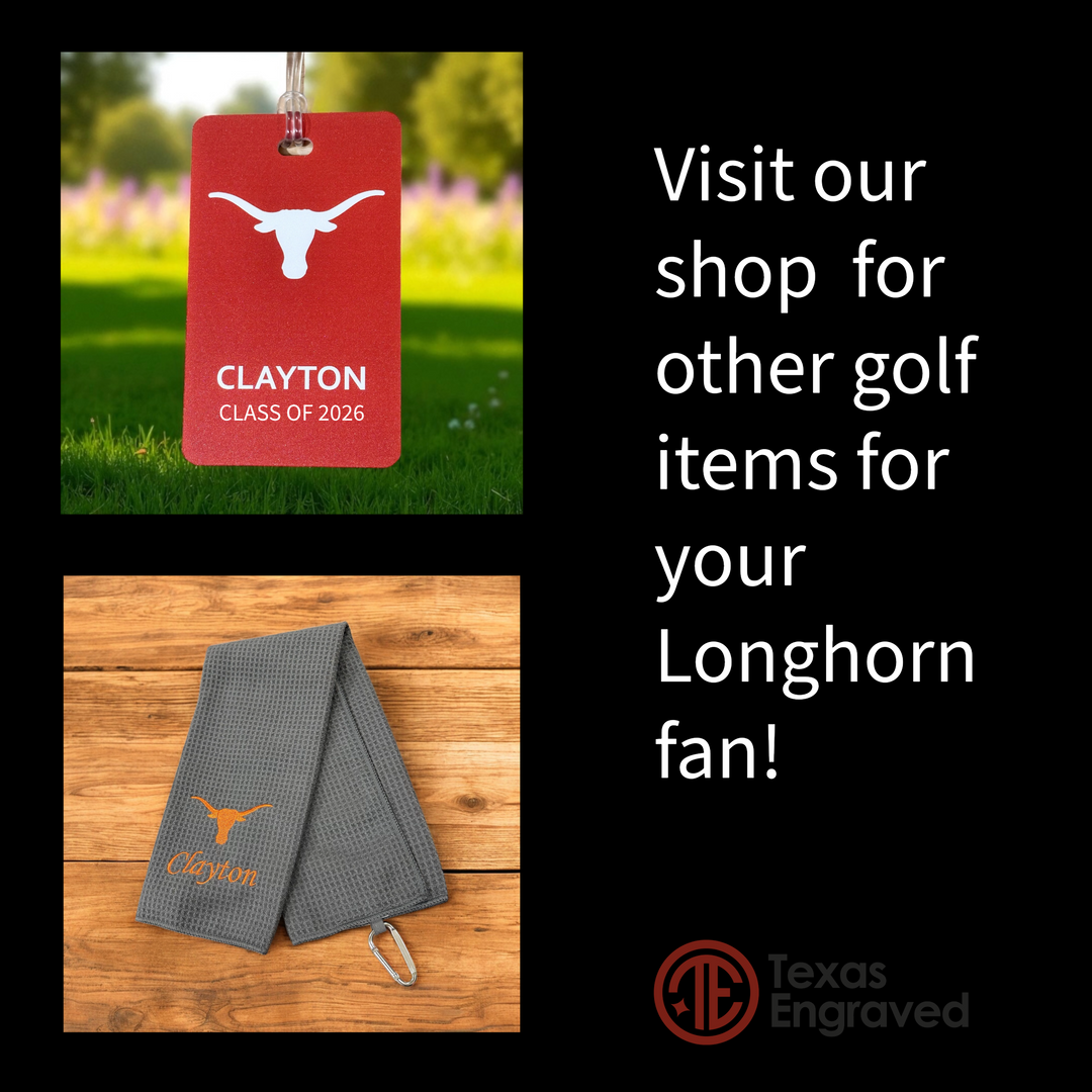 Custom UV Printed University of Texas Golf Balls