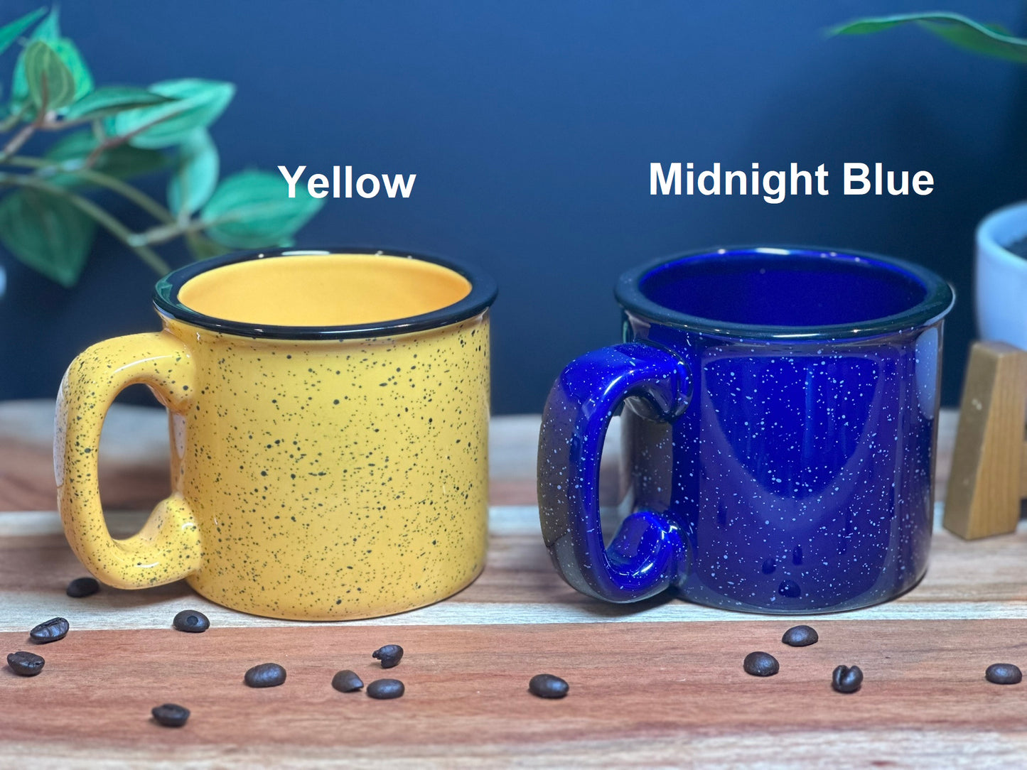 Custom Deep Etched Corporate Logo Camp Style Mug