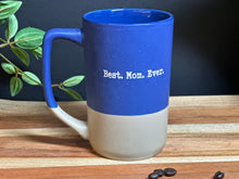 Load image into Gallery viewer, Personalized Sand Carved Deep Etched Best.Mom.Ever. Coffee Mug Cup
