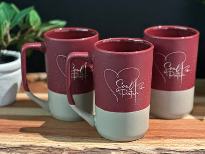 Custom Corporate Logo Deep Etched Mug