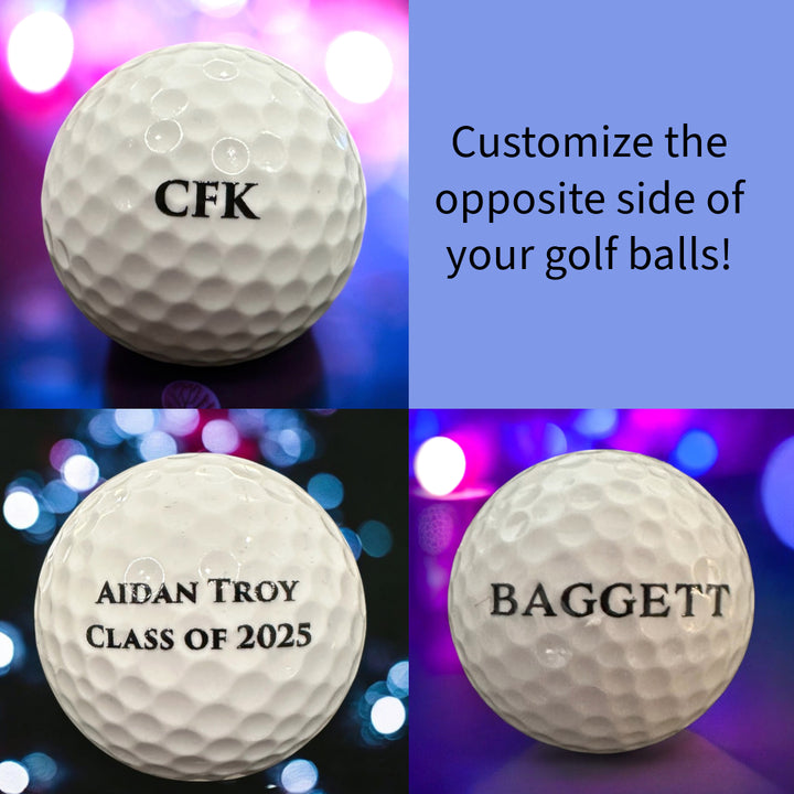 Custom UV Printed University of Oklahoma Golf Balls