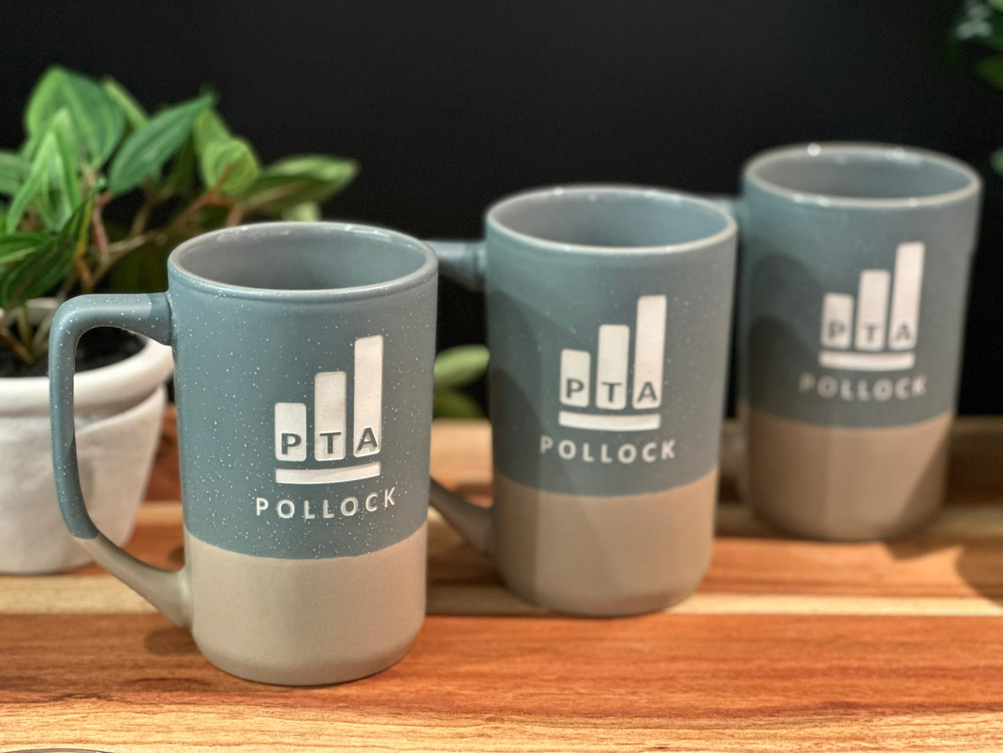 Custom Corporate Logo Deep Etched Mug