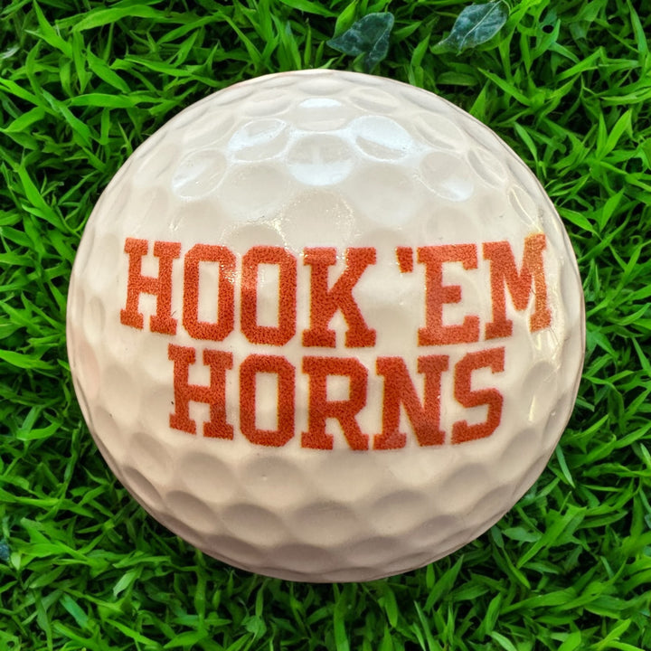 Custom UV Printed University of Texas Golf Balls
