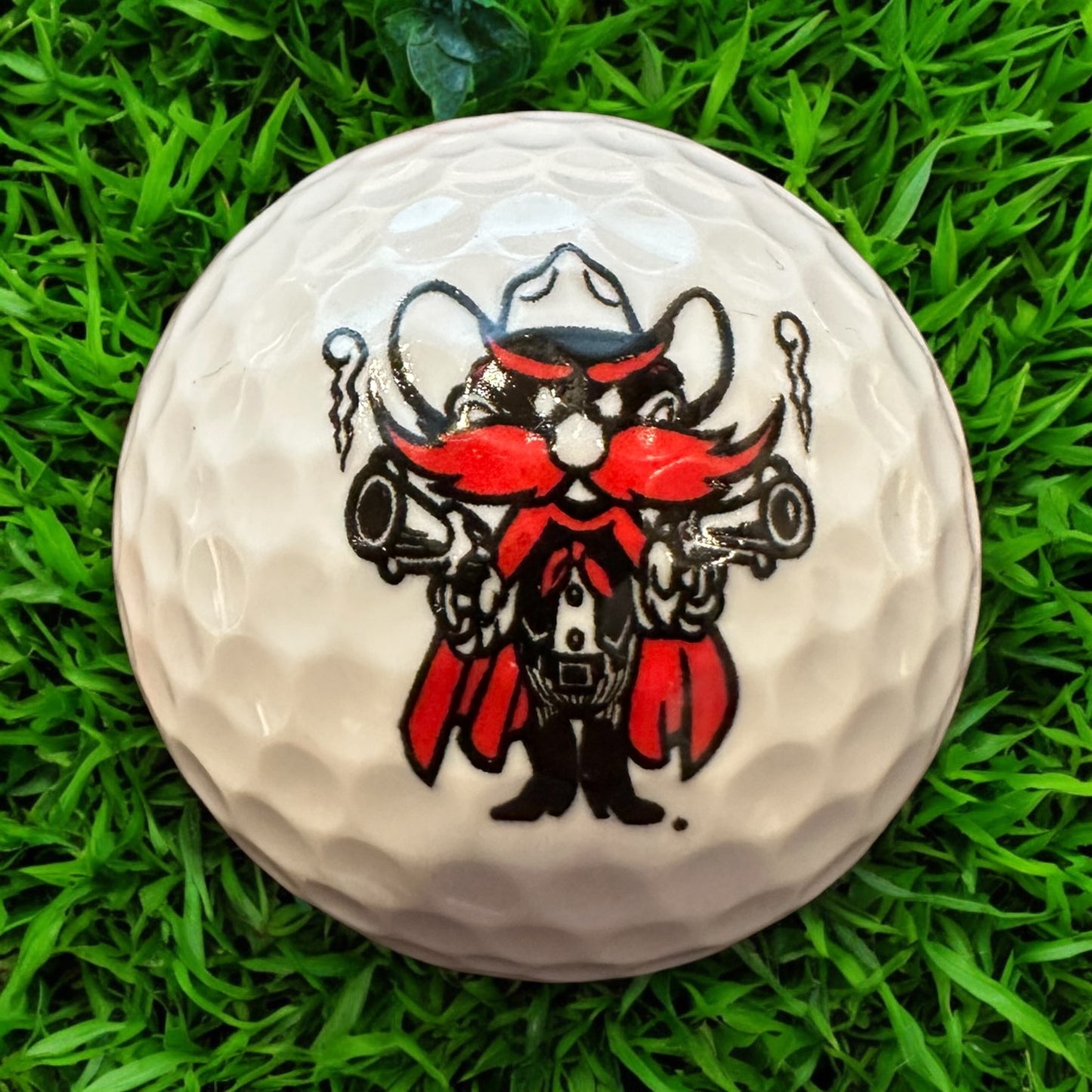 Custom UV Printed Texas Tech Golf Balls