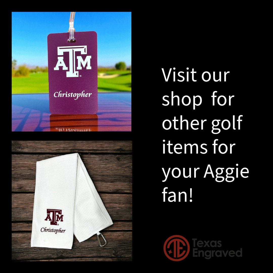 Custom UV Printed Texas A&M Golf Balls