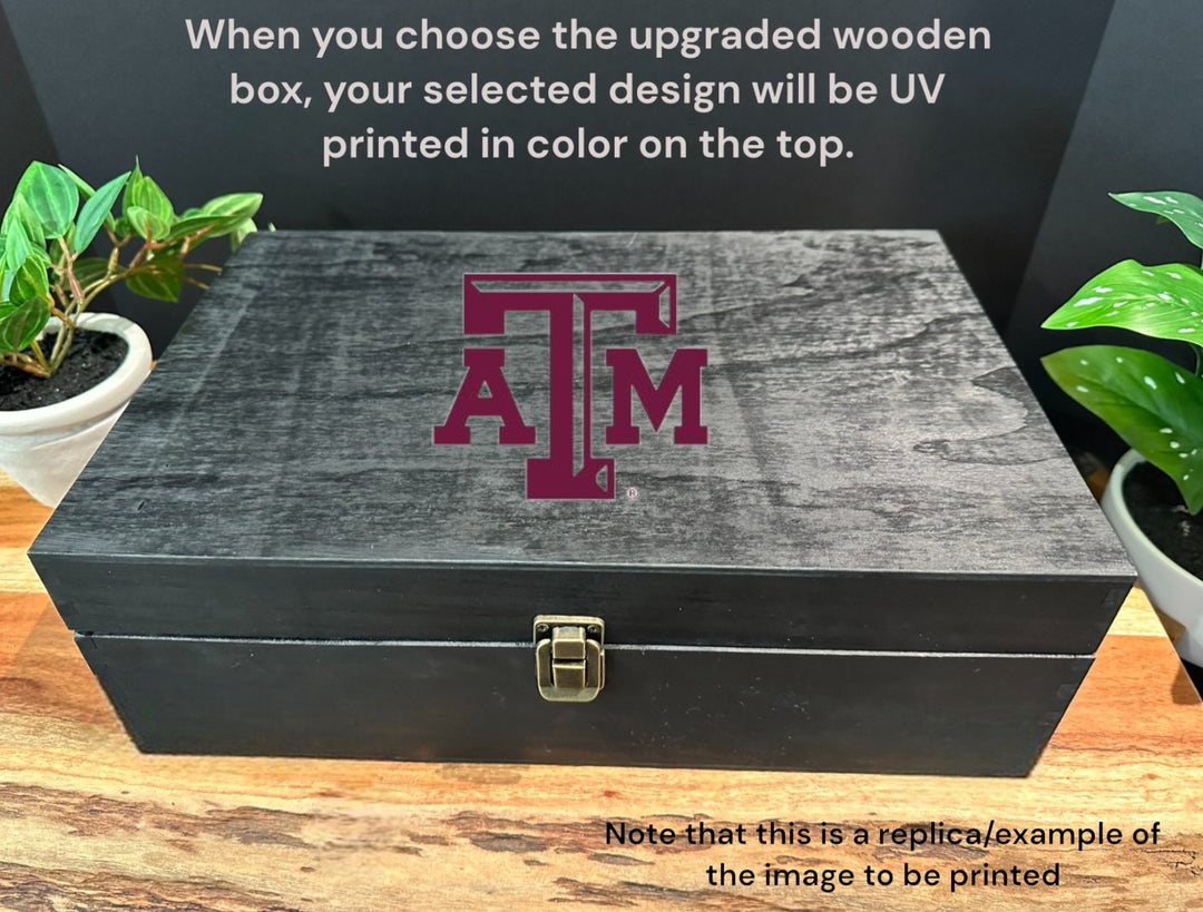 Engraved Sand Carved Texas A&M Decanter and Rocks Glass Sets