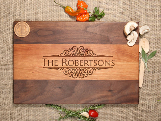 Last Name with Large Flourishes - D10