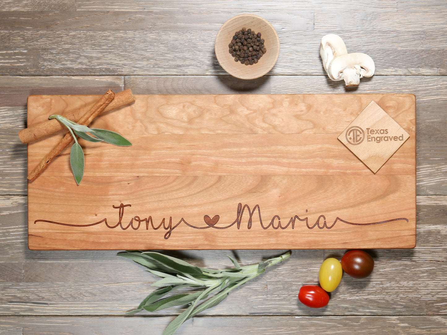 Swashy Couple with Heart Cheese and Charcuterie Board - D13