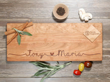 Load image into Gallery viewer, Swashy Couple with Heart Cheese and Charcuterie Board - D13
