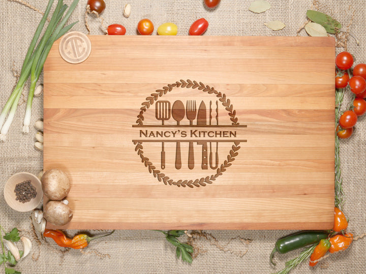 Chef Name Cutting Board - D22