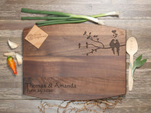 Load image into Gallery viewer, Love Birds Couple Cutting Board - D30
