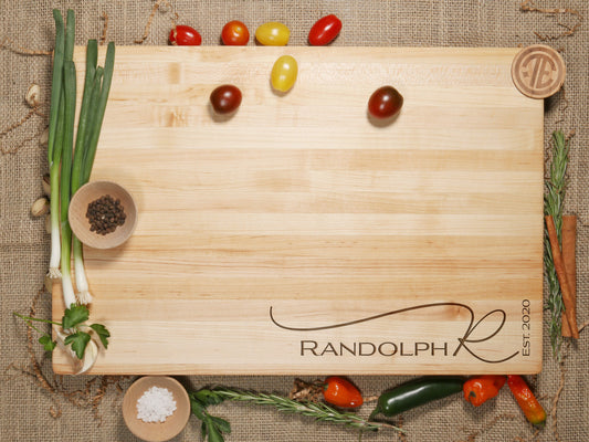 Swashy Last Name with Large Initial - D7