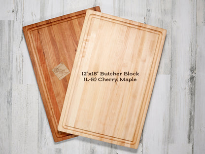 Personalized Engraved Bold Name Cutting Board - D5