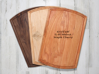 Personalized Engraved Bold Name Cutting Board - D5