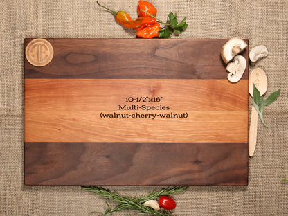 Elegant Last Name Cutting Board - D12