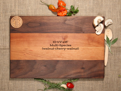 Personalized Engraved Bold Name Cutting Board - D5